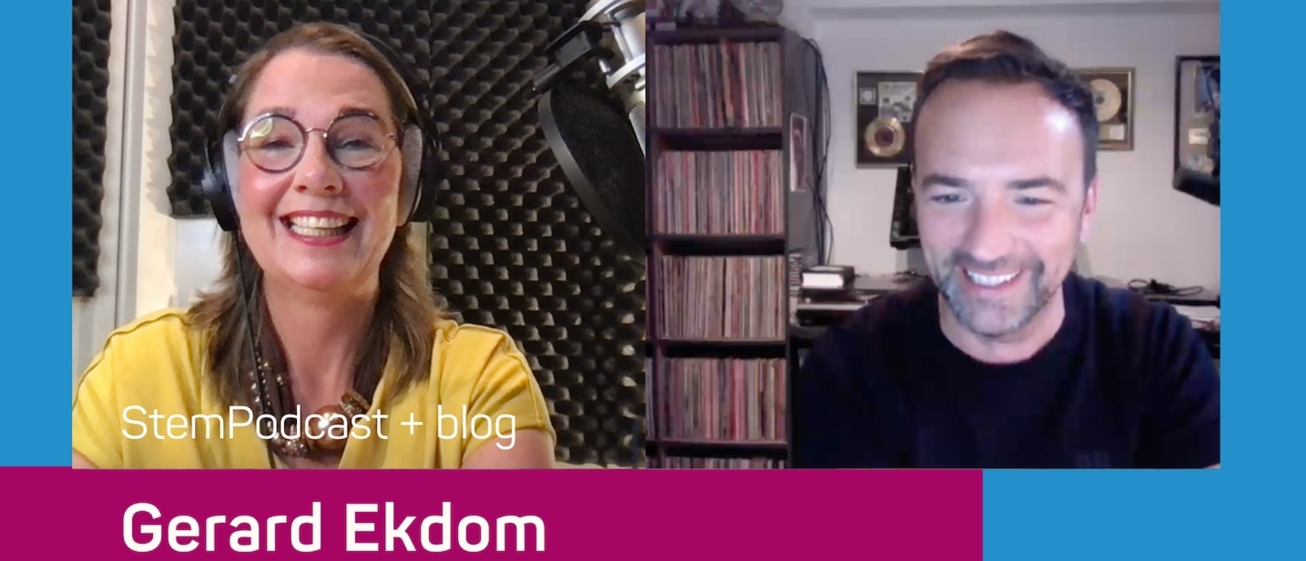 Radio-dj Gerard Ekdom in de StemPodcast: 'Mensen krijgen een band met je stem'