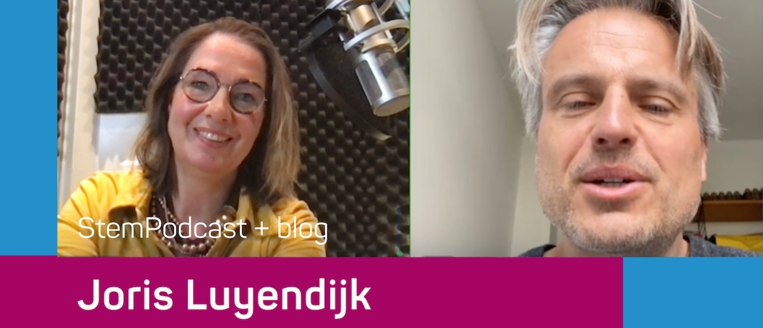 Publicist Joris Luyendijk in de StemPodcast: ‘Als een vrouw zo praat, denk je toch: er ís iets, je uit je woede niet’