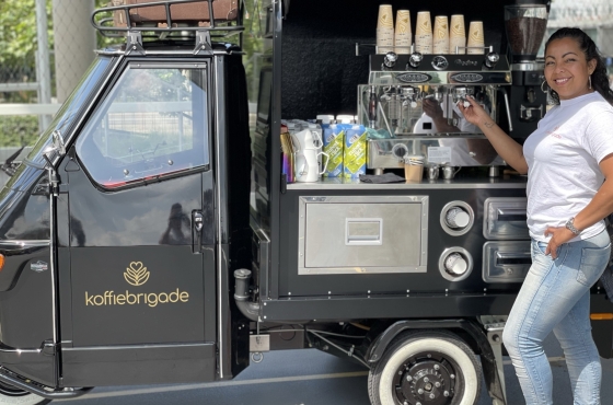 Barista huren Heidi voor koffie op locatie