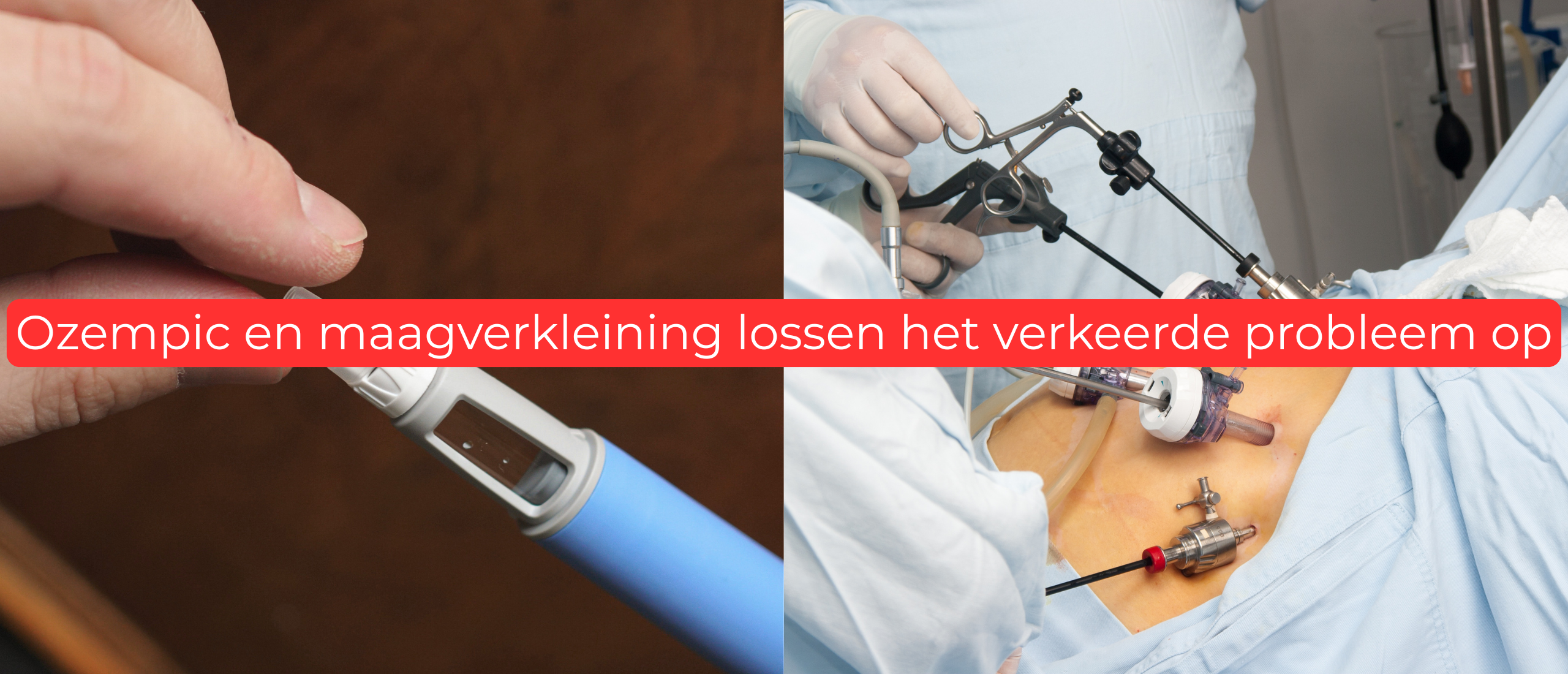 Ozempic en maagverkleining lossen het verkeerde probleem op