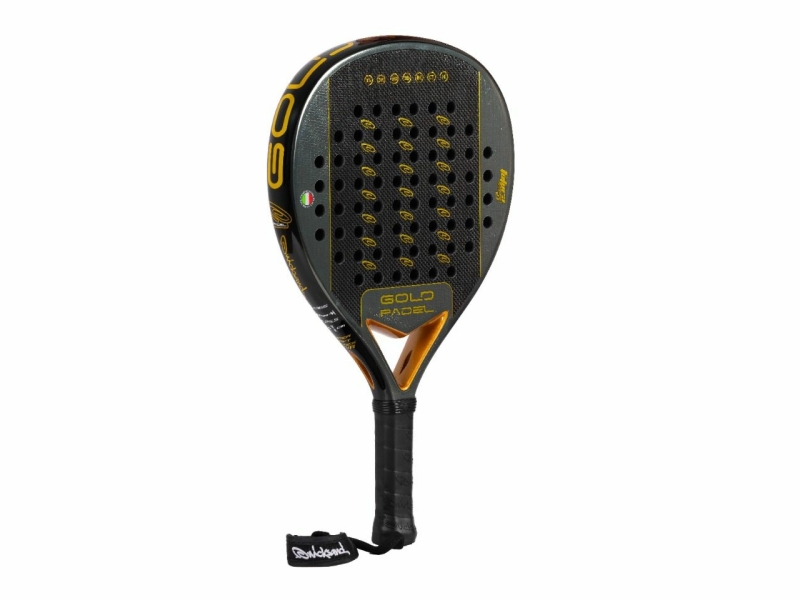 Quicksand Goldpadel 2026 3K Padelracket dia Quicksand Goldpadel 2026 3K Padelracket preventie padelarm / tennisarm / tennis elleboog