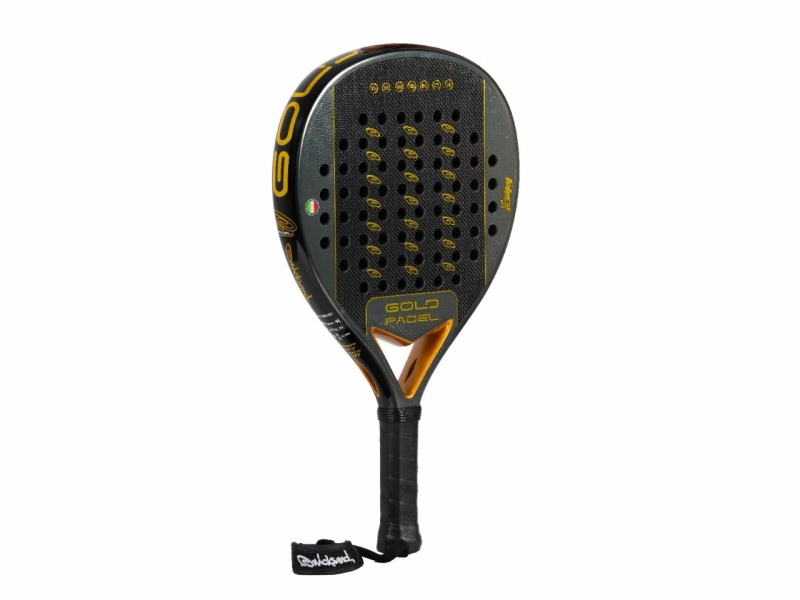 Quicksand Goldpadel 2026 3K Padelracket preventie padelarm / tennisarm / tennis elleboog
