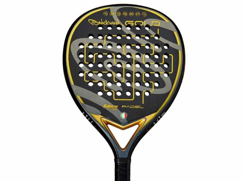 Quicksand Goldpadel 2025  preventie padelarm Futura2.1