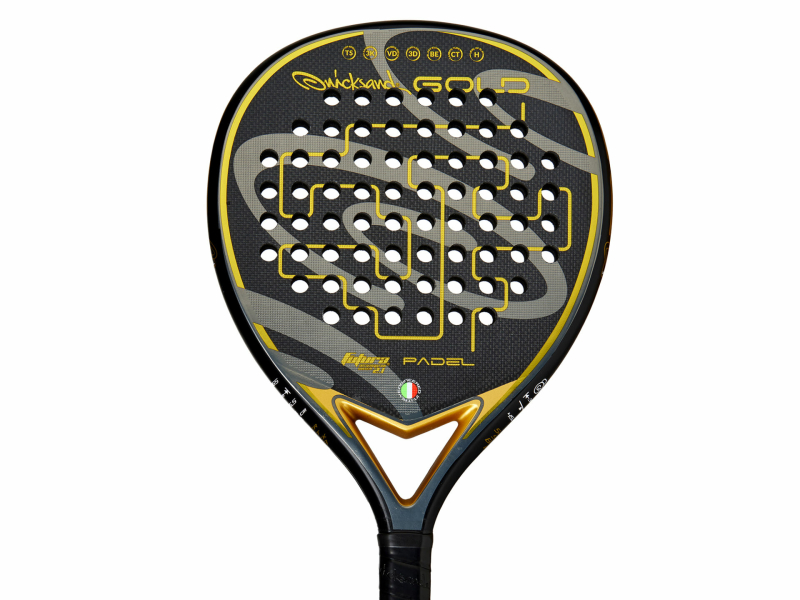 Quicksand Goldpadel 3K 2025 Quicksand Goldpadel 2025 preventie padelarm Futura2.1