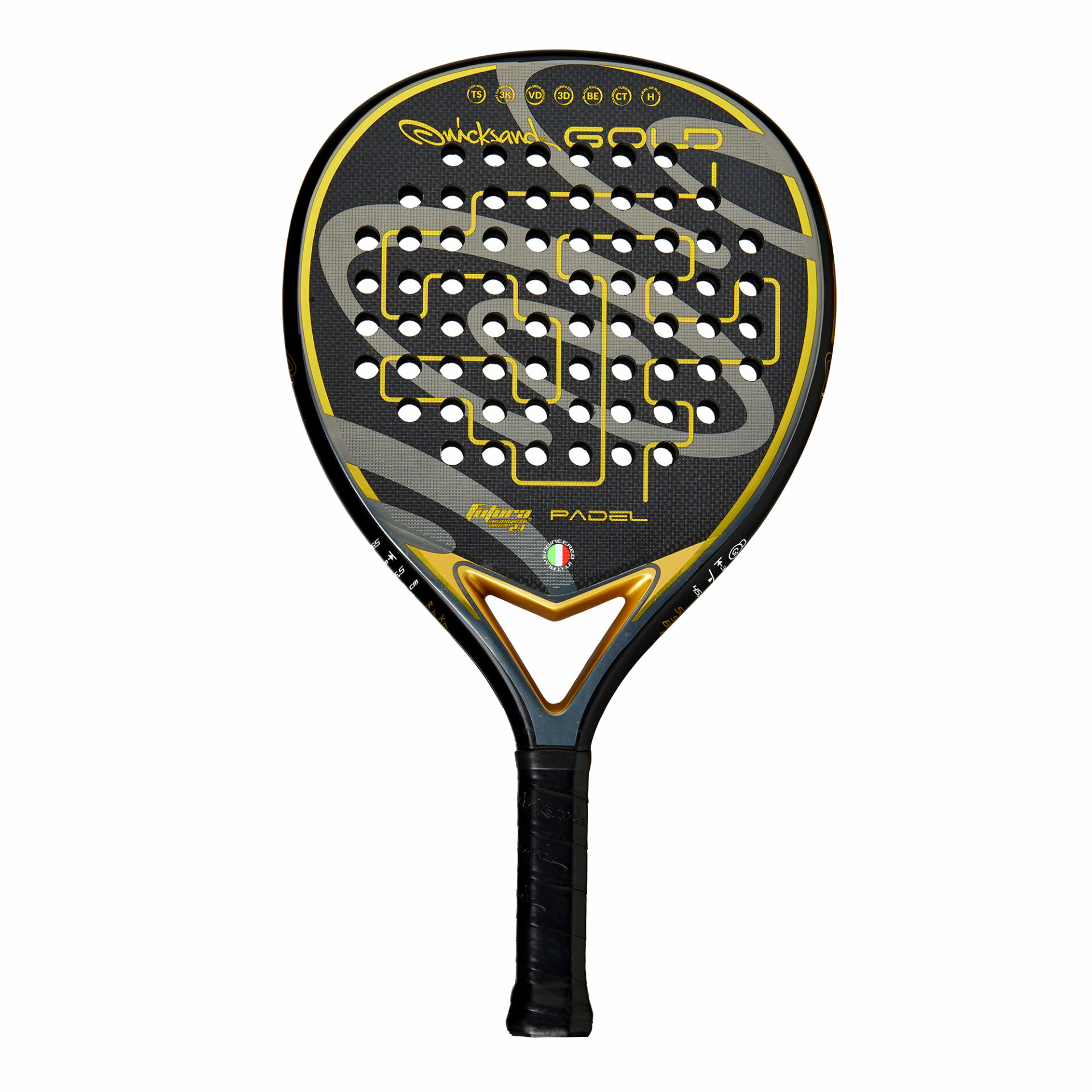 Quicksand Goldpadel 2025  preventie padelarm Futura2.1
