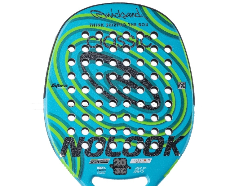 Quicksand No Look Classic 2022 Beachtennis Racket Quicksand de blesure specialist.