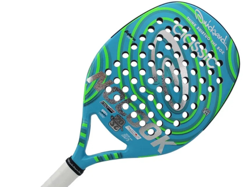 Quicksand No Look Classisc 2022 Beachtennisracket dwars Quicksand de blesure specialist.