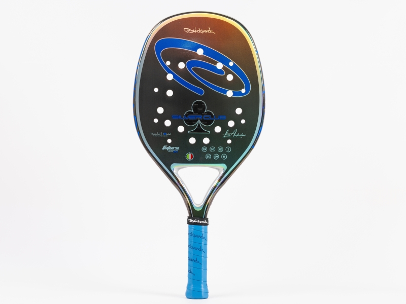 Quicksand Silverclub 2026 Luca Andreolini beachtennisracket met futura demping