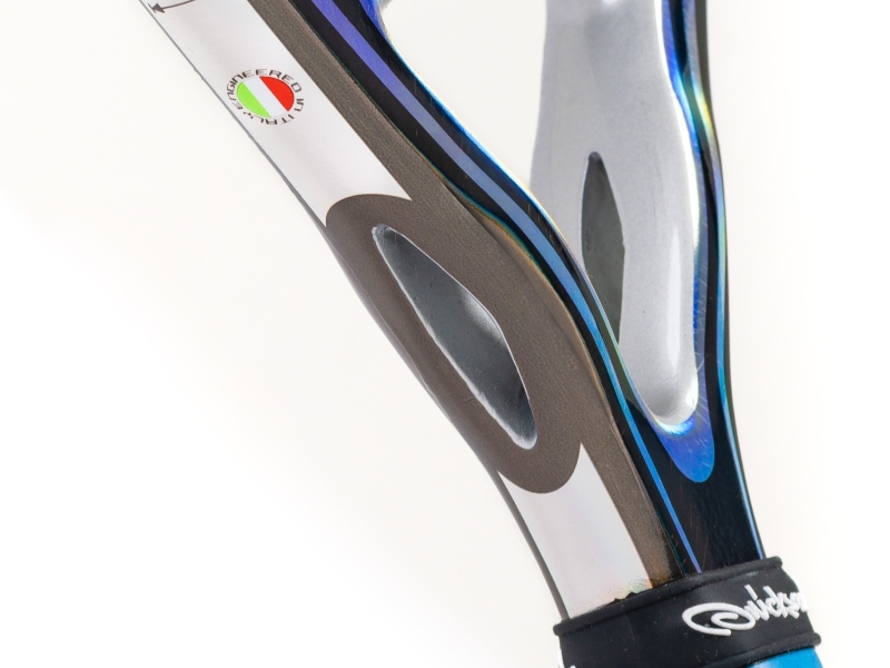 Quicksand Silverclub 2026 Luca Andreolini beachtennisracket met futura demoing - blessure preventie