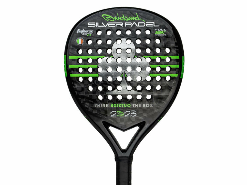 Quicksand Padel racket  Silverpadel 12K, Futura tennisarm tenniselleboog padelarm nederland koop store buy shop