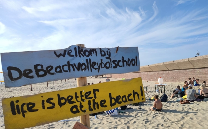 beachvolleybalschool life is better at the beach scheveningen