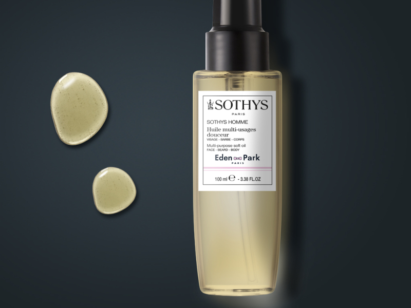 sothys Huile multi-usages douceur - visage – barbe – corps lichaam baard gezicht olie mannen beautyvit hudiverbetering breda princenhage