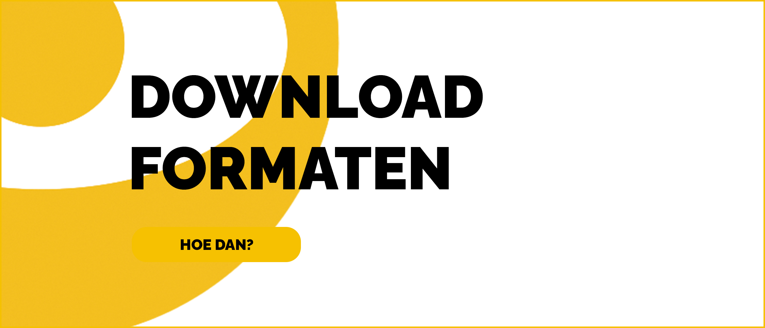 Standaard download formaten