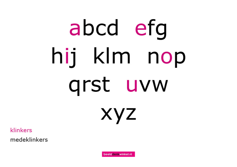 alfabet oefenen