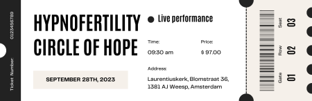 Ticket Hypnofertility Circle of Hope