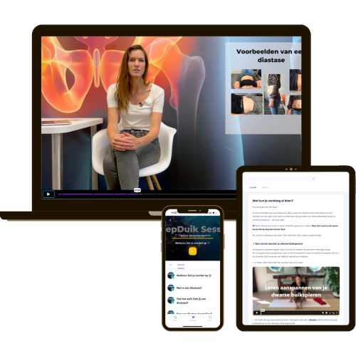 Bekkenfysiotherapie bij een diastase