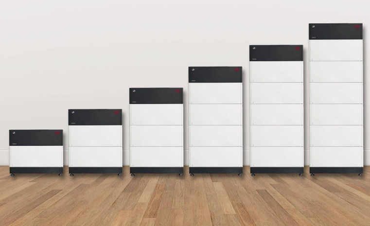 thuisbatterij waarbij je de capateit kunt verhogen per module