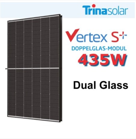 nieuwste topcon glas-glas zonnepaneel van trina solar