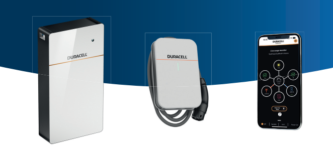 Thuisbatterij en laadpaal van Duracell te bedienen via de app