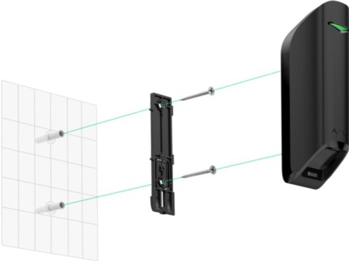 Instalación MotionProtect Curtain