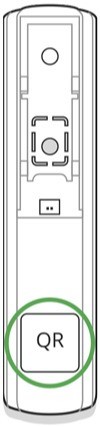 AJAX DoorProtect handleiding QR code