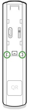 AJAX DoorProtect manual break out the plug