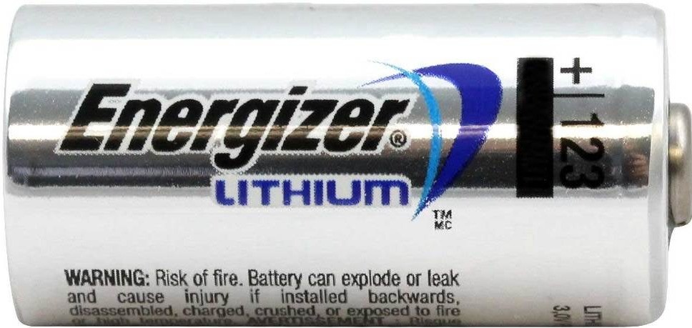 Energizer CR123A battery for AJAX alarm system