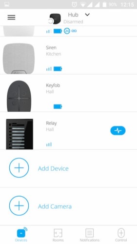 Add devices to the AJAX Hub manual