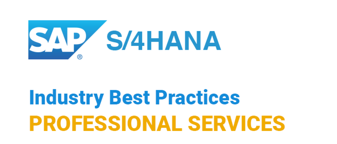 S/4HANA Professional Services Scope Items