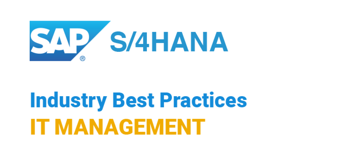 S/4HANA IT-Management Scope Items