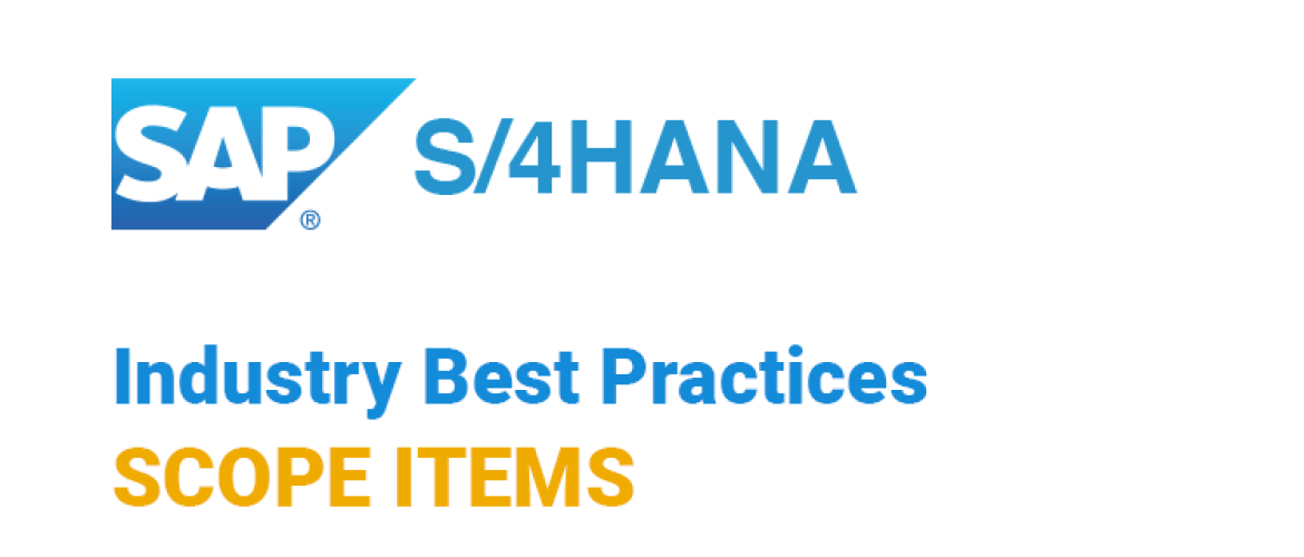 SAP S/4HANA Business Areas