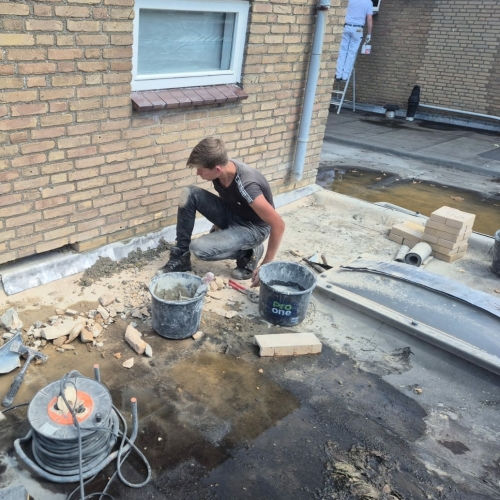 Spouw lood vervangen