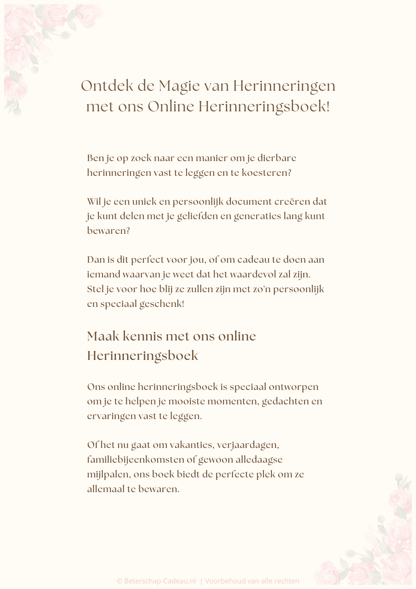 Online herinneringsboek