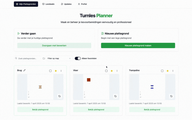 Turnles-planner
