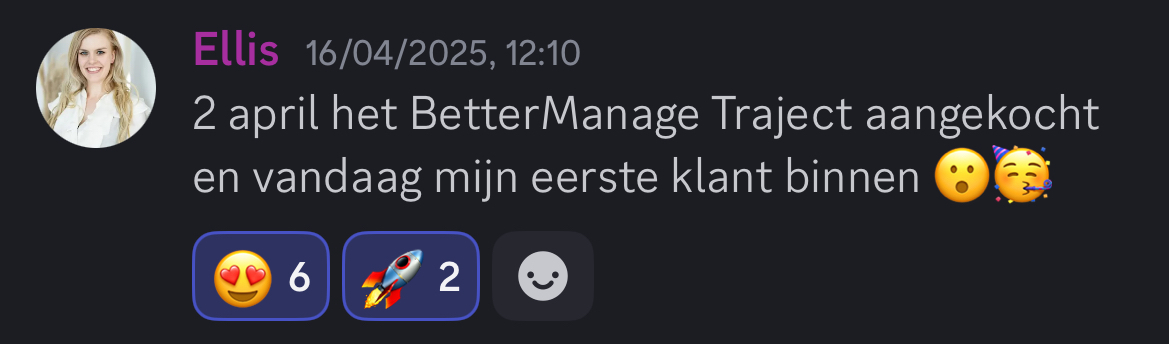 resultaten bettersociasls academy
