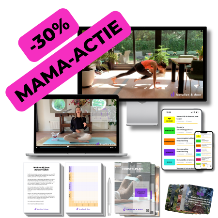 Bekkenbodemoefeningen, buikspieroefeningen, urineverlies, diastase, zwakke buikspieren