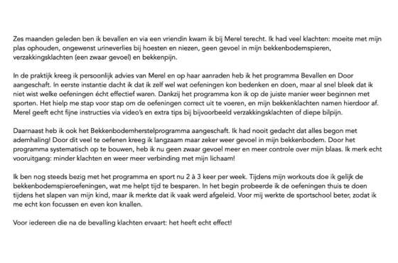 Herstel na de bevalling