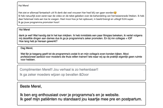 Oefeningen na de bevalling