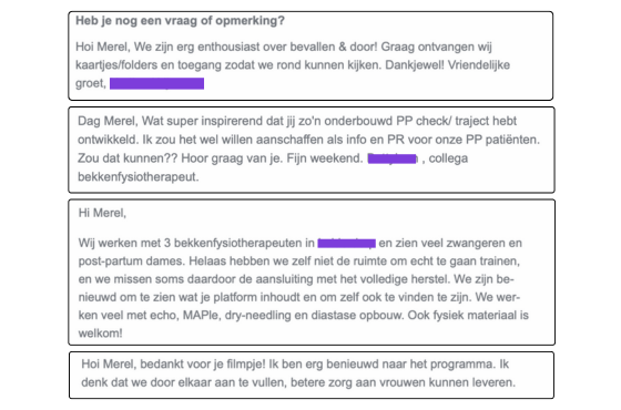 Oefeningen na de bevalling
