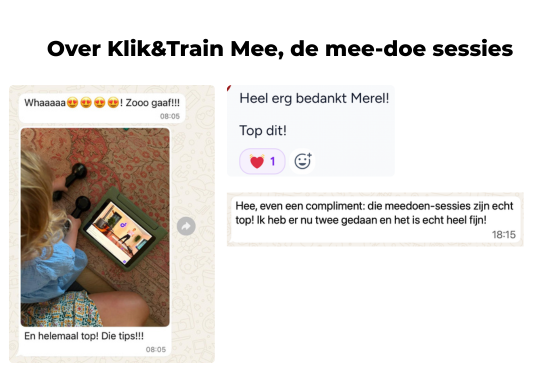 Review voor Klik & Train Mee voor Bevallen&Door
