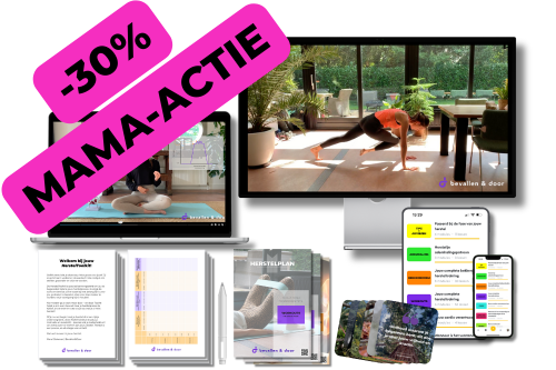 Bekkenbodemoefeningen, buikspieroefeningen, urineverlies, diastase, zwakke buikspieren