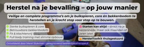 Herstel na bevalling – oefeningen voor buikspieren, core en bekkenbodem
