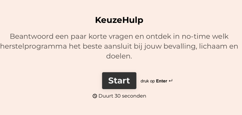 Herstel na de bevalling