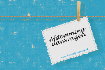 Online afstemming aanvragen