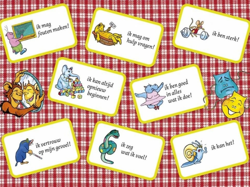 Eigenwijsjes coaching kaartenset voor kinderen voor positief denken