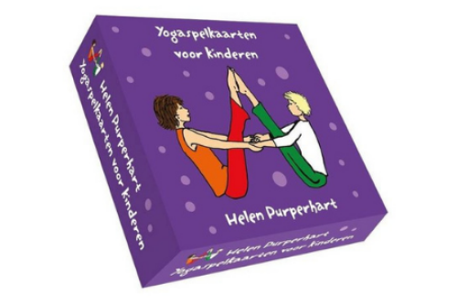 Kaarten set en kaarten deck voor kinderen  yoga spel kaarten voor kinderen helen purperhart