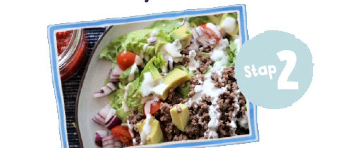 Mexicaanse salade l 1 op1 dieet Recept vanaf stap 2