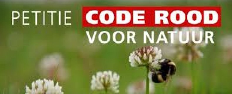 Petitie code Rood, stop de afname van biodiversiteit