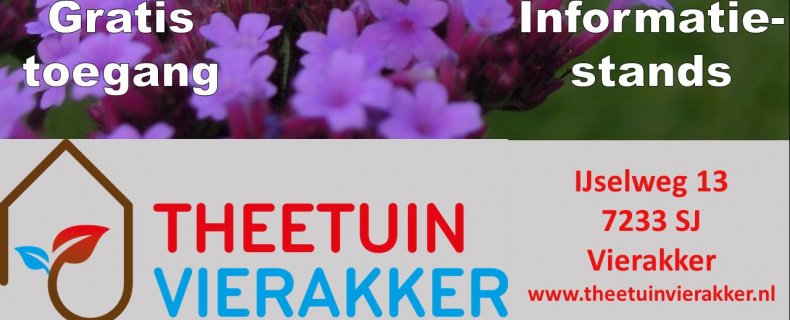 Natuurmarkt “Bloemen en Bijen” ; Theetuin Vierakker