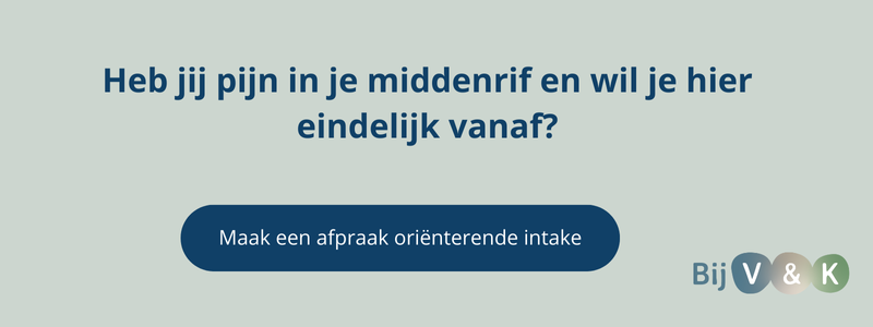 knop afspraak voor pijn in je middenrif